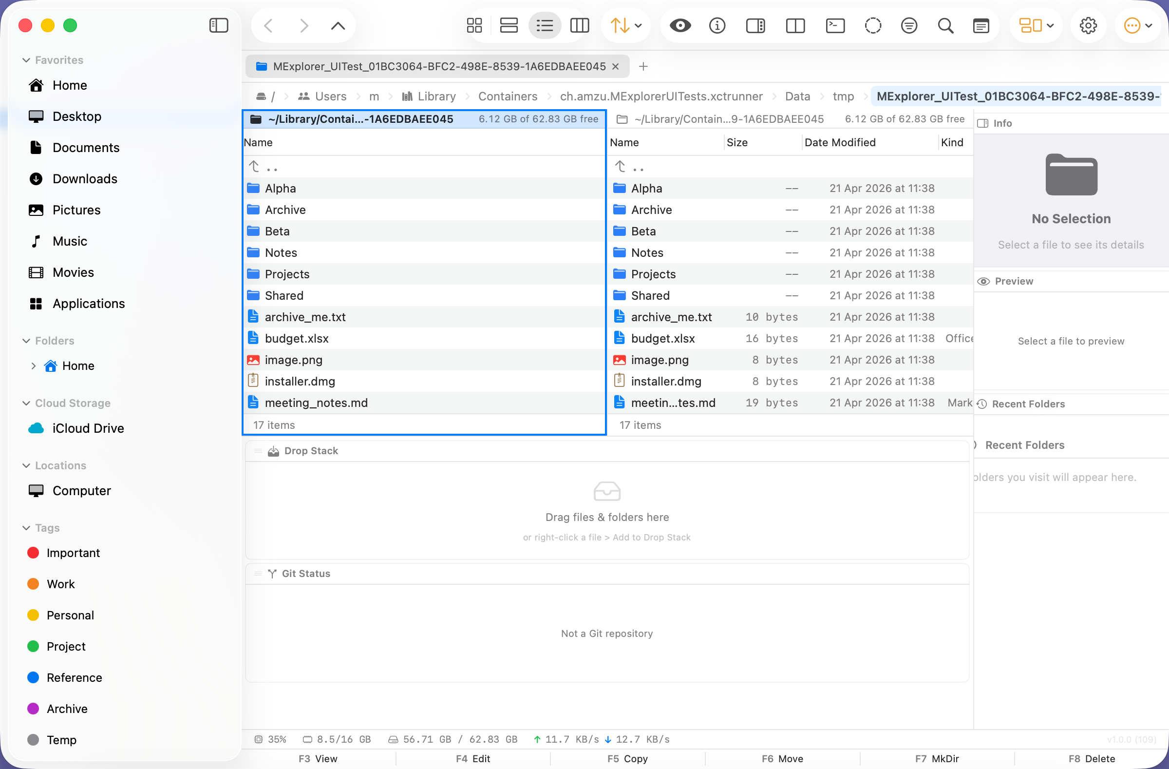 MExplorer with Directory Opus preset applied