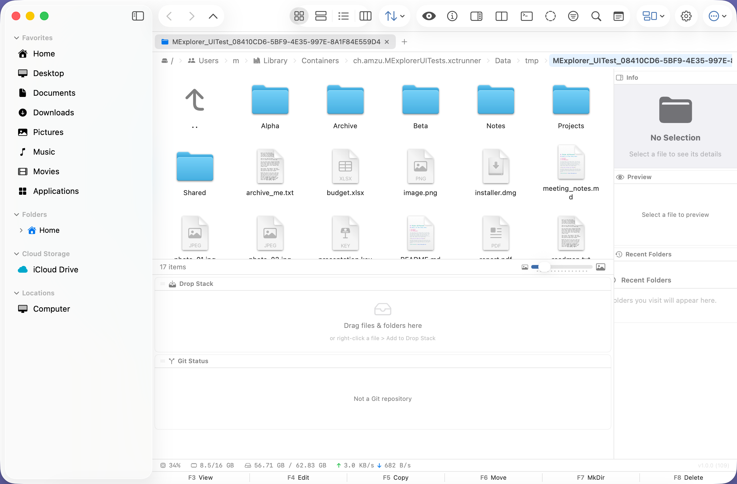 MExplorer with FreeCommander preset applied